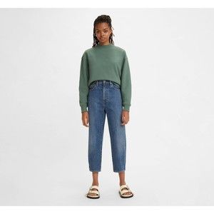Levi's Blue Cropped Jeans